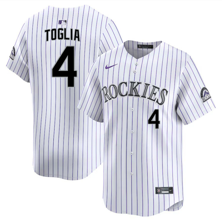 Michael Toglia Colorado Rockies Jersey,Uniforms,Gears Stitched-White